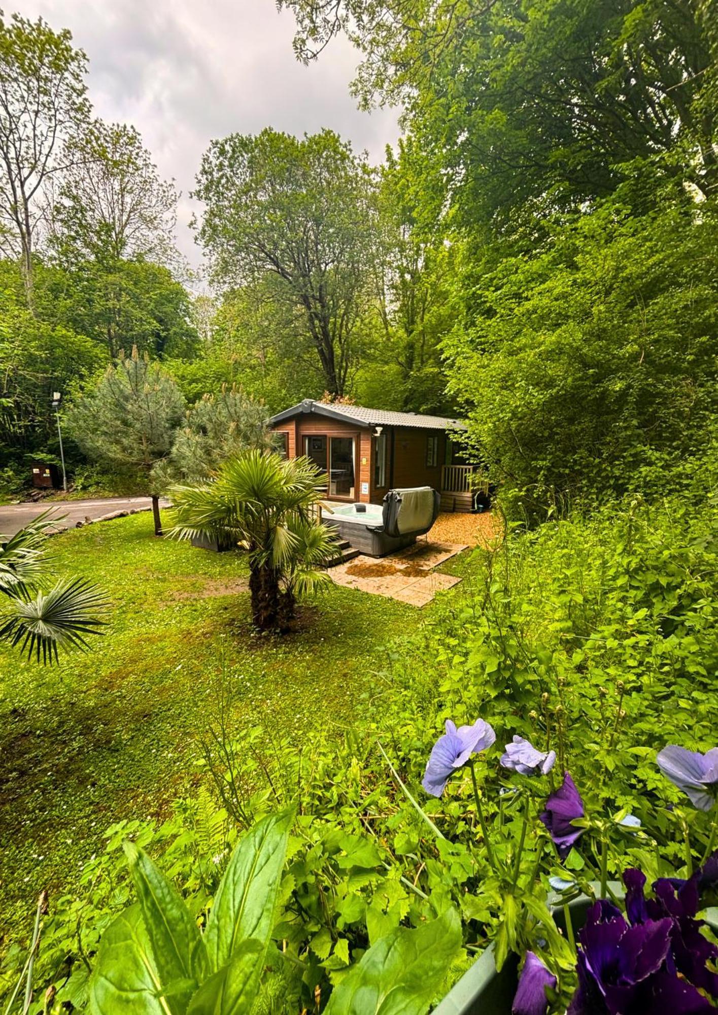 Herons Lake Retreat Hot Tub Lodges Caerwys Cameră foto